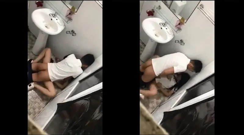 Em ghệ say xỉn và anh yêu trong phòng tắm nhà hàng